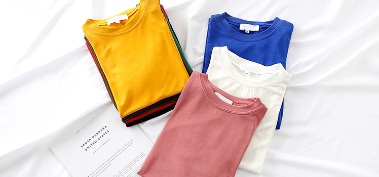 长春夏季T恤衫定做要选对材质